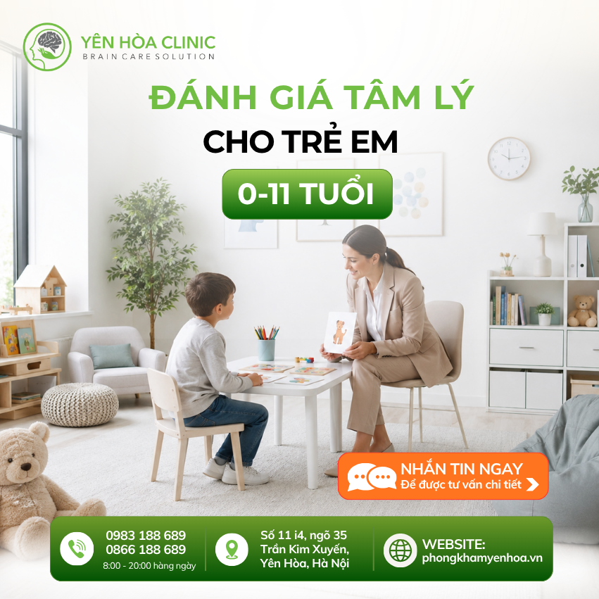Đánh giá tâm lý cho trẻ em